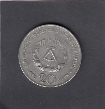 Beschrijving: 20 Mark  H.MANN